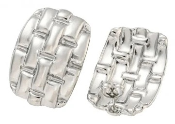 Aros de acero quirurgico geometricos 27mm